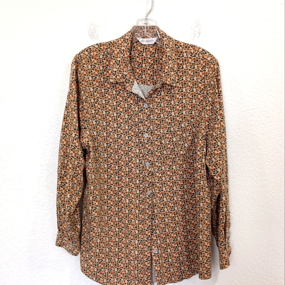 King Universal Floral Button Up Shirt